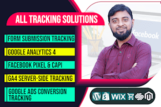 setup ga4, meta pixel, capi, lead form, enhanced conversion tracking via GTM