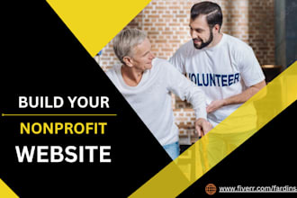 design ngo, fundraising, crowdfunding, donation, charity or nonprofit website