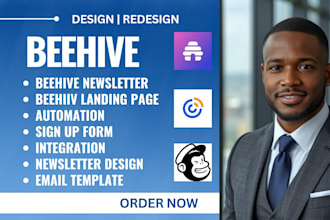 beehive newsletter, beehive landing page, beehive automation, constant contact