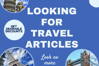 write SEO travel blogs