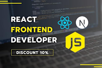 be your frontend developer, create modern websites for companies