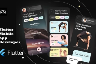 be your flutter developer and convert figma and xd to flutter app