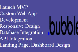 be your bubble io developer to build web applications