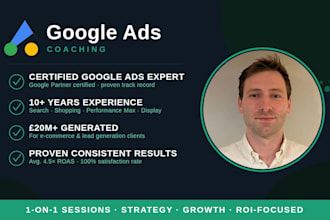 provide expert PPC google search ads coaching and training