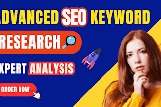 do website SEO audit report, keyword research, competitor analysis and technical