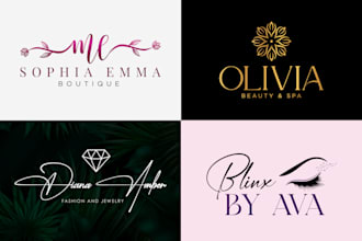 do jewelry, fashion, beauty, and cosmetic logo design