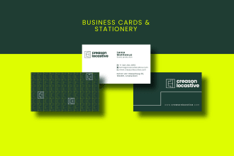 design professional business card and stationary
