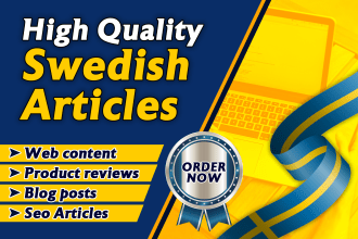 write an article in swedish