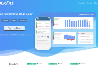 setup your quickfile and bookkeeping