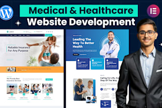 design medical, healthcare, home care, dental, clinic website