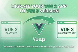 migrate your vue 2 app to vue 3 version