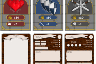 create custom card game art