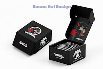 create packaging box hat design to complement your hat