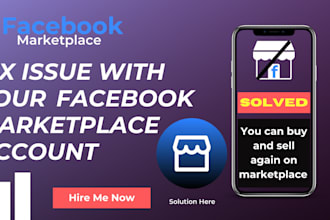 fix your facebook marketplace account issues