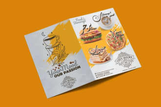 design modern unique creative restaurant food menu logo