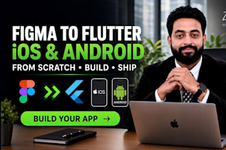 convert figma to flutter app ui for ios and android