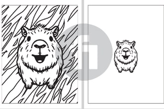 create a coloring book with 60 illustrations for KDP
