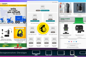 design mailchimp or klaviyo custom email template newsletter