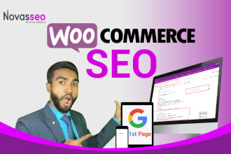do complete woocommerce SEO for first page your website