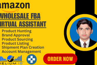 be your wholesale fba virtual assistant, amazon fba wholesale va
