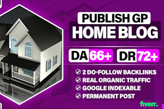 create premium backlinks on quality home websites