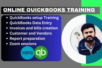 train you to use accounting software, quickbooks, xero and more