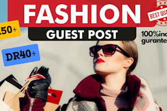 do fashion guest post on high da USA  fashion blog post