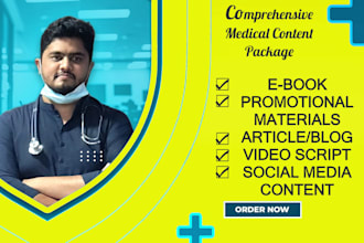 write professional SEO optimized medical content as a doctor