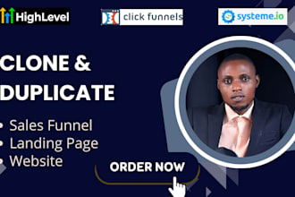 clone landing pages and websites on gohighlevel
