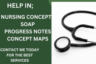 do nursing care plan, soap, progress notes and concept map