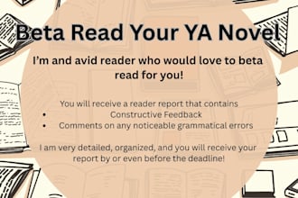 beta read your young adult story