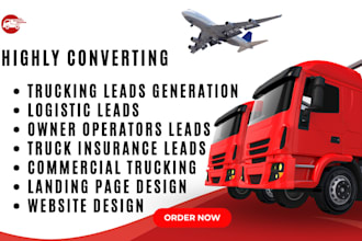 generate trucking leads insurance leads moving company leads logistics leads