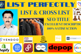 list  and cross list product on list perfectly,flyp,ebay