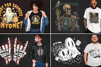 do bulk t shirts and trendy t shirts designs for merch by amazon or spreads