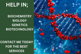 help you in biology, biochemistry, biotechnology and microbiology