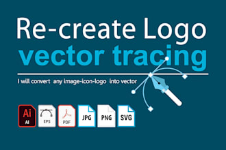 vectorize your logo or image for high resolution files