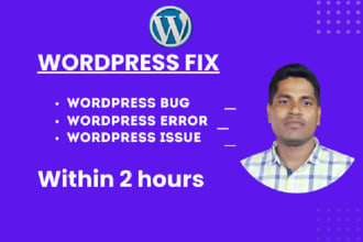 wordpress bug , wordpress error, wordpress issues fix