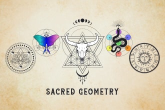 do sacred geometry, mystical, mandala, spiritual logo design
