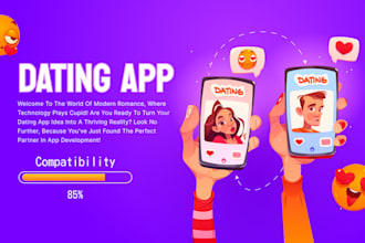 develop a dating app social media app live streaming app