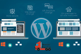 migrate or transfer wordpress site to other host or domain