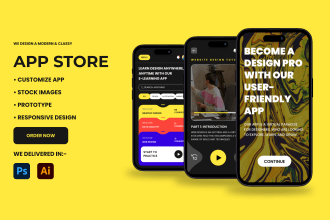 create professional app store screenshots and app mockups