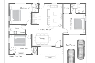 draw floorplan in autocad