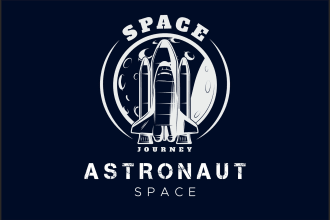 design attractive space astronaut logo for you