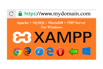 setup a web development server configured with your domain and SSL on windows