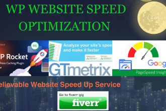 do website speed optimization with wp rocket and gt matrix