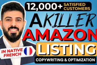 write and optimize a killer french amazon listing