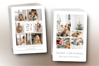 design stunning custom christmas cards  banners  personalized ecard