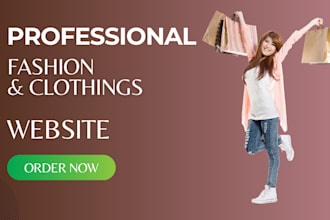 design clothing website fashion website beauty website