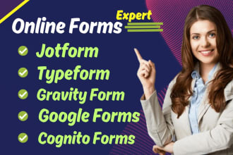build user friendly forms, your jotform, google forms expert