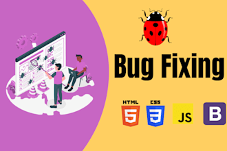 fix HTML CSS bugs, resolving javascript error and responsive